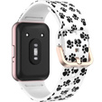 Pasek Silikonowy do Samsung Galaxy Fit 3, Paw