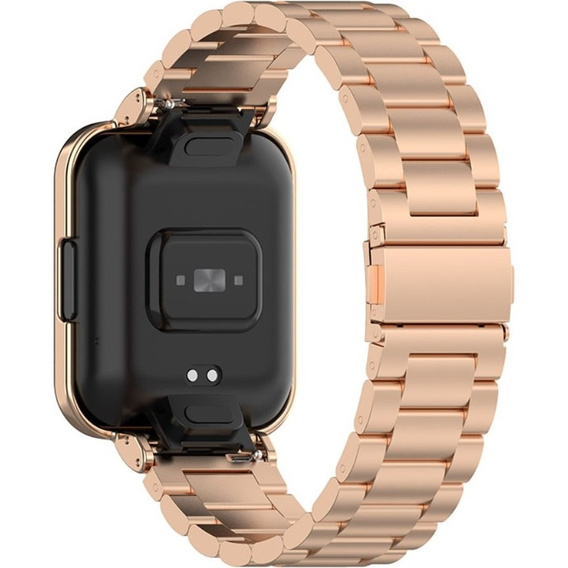 Bransoleta Stainless do Xiaomi Redmi Watch 2 Lite, Różowe złoto
