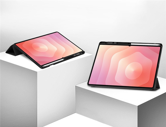 Etui do Samsung Galaxy Tab S11 Ultra, Smartcase z miejscem na rysik, czarne