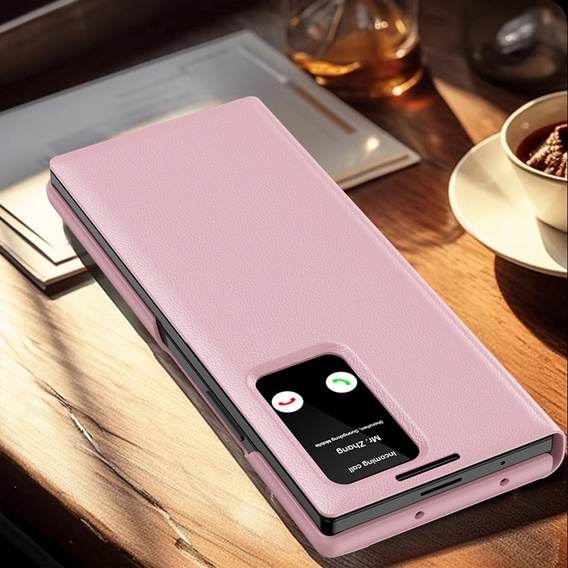 Etui do Samsung Galaxy Z Fold7, Smart View Wallet, różowe