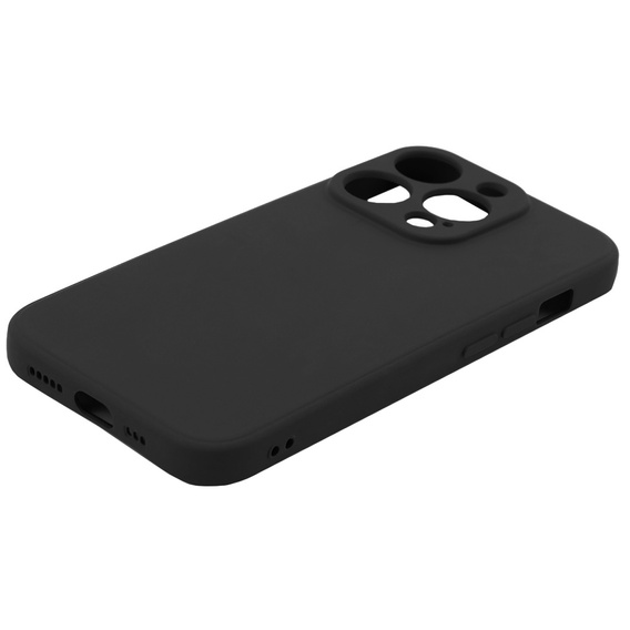 Etui do iPhone 15 Pro, Silicone Lite, czarne