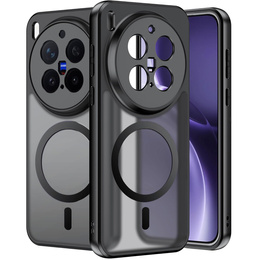 Etui do Vivo X300 Pro, do MagSafe, ERBORD Matt Case, czarny