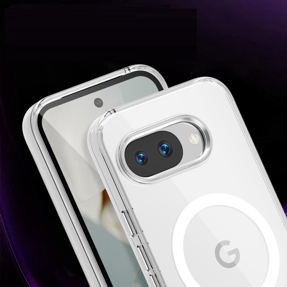 Etui do Google Pixel 9a – przezroczyste z funkcją MagSafe, przezroczyste