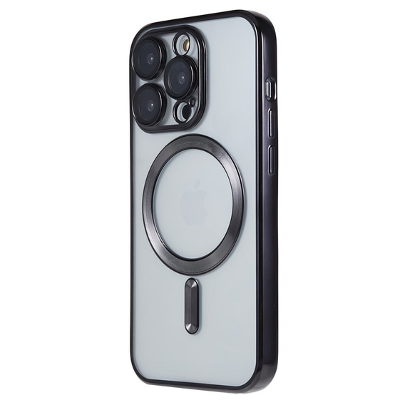 Zestaw Etui do iPhone 14 Pro Max, MagSafe Hybrid, czarne + Szkło