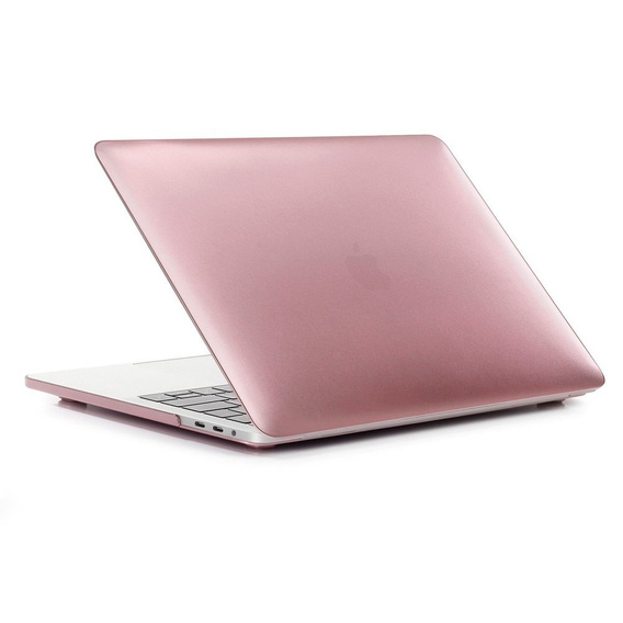 Etui do Macbook Pro 13 A1706 A1708 A1989 A2159 A2251 A2289 A2338, Hard Case Obudowa, Różowe, Rose Gold