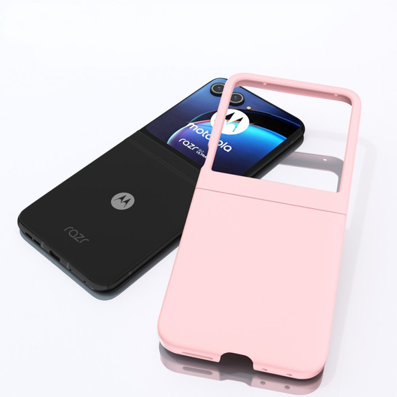 Etui do Motorola Razr 50 5G / Razr 60 5G, PC Case, różowe