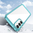 Etui do Samsung Galaxy S23 FE, Fusion Hybrid, przezroczyste / niebieskie