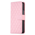 Etui z klapką do Samsung Galaxy Z Fold6 5G, Wallet, BINFEN COLOR, różowe