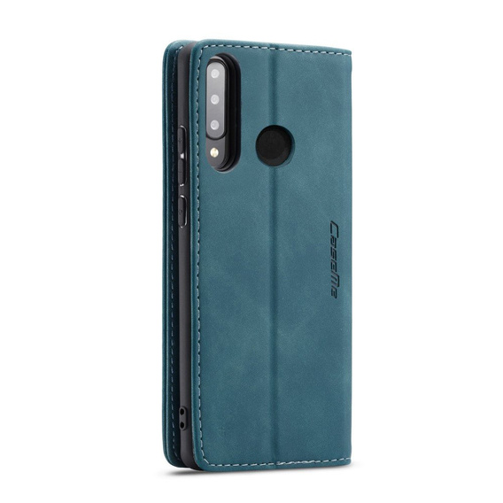 Etui CASEME do Huawei P30 Lite, Leather Wallet Case, niebieskie