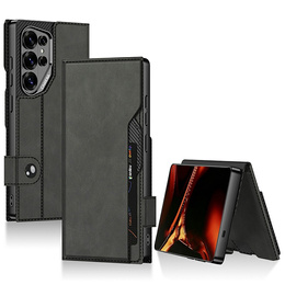 Etui z klapką do Samsung Galaxy S26 Ultra, GKK Card Slot Wallet, czarne