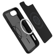 Etui Spigen do iPhone 16E, Thin Fit Mag, czarne + Szkło hartowane 9H
