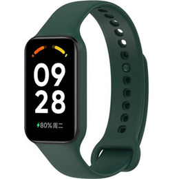 Pasek Silikonowy do Xiaomi Redmi Smart Band 2 / Xiaomi Smart Mi Band 8 Active, Zielony