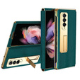 Etui PC Electroplating Frame do Samsung Galaxy Z Fold3 5G, Green