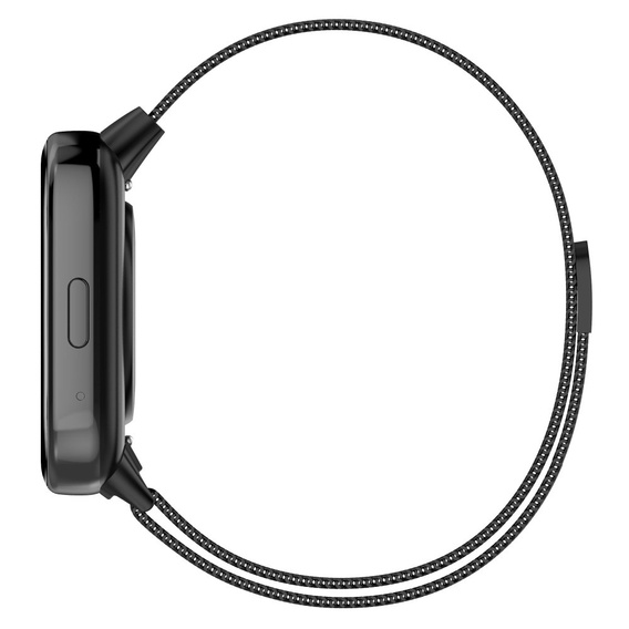 Pasek Bransoleta Milanese do Xiaomi Redmi Watch 3 Active, Czarna