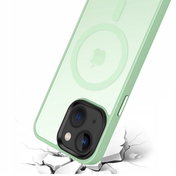 Etui do iPhone 14, Simple MagSafe, zielone