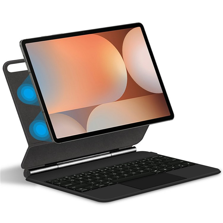 Etui z klawiaturą Magnetic Keyboard do Samsung Galaxy Tab S10+ – widok z przodu, funkcja ochrony