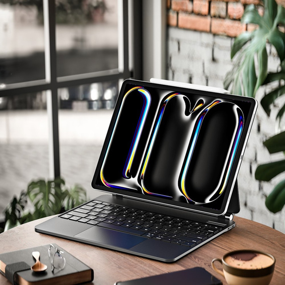 Etui z klawiaturą do iPad Pro 11" 2024 (5 gen.), Dux Ducis MK Series, czarne