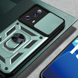 Etui pancerne do Xiaomi 13 Lite, CamShield Slide, zielone