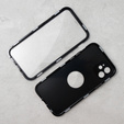 Etui do iPhone 12, Dual Glass, do Magsafe, czarne