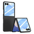 Etui ze szkłem hartowanym na ekran zewnętrzny do Samsung Galaxy Z Flip7 – czarne