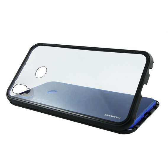 Etui Magnetic back glass do Huawei P20 Lite - Black