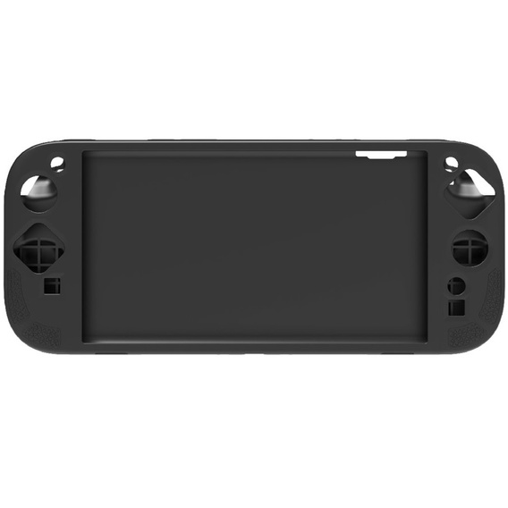 Silikonowe etui z podstawką do Nintendo Switch 2 – antypoślizgowe, odporne na wstrząsy - czarne