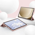 Etui z klapką do Samsung Galaxy Tab A11+, Tri-fold, różowe