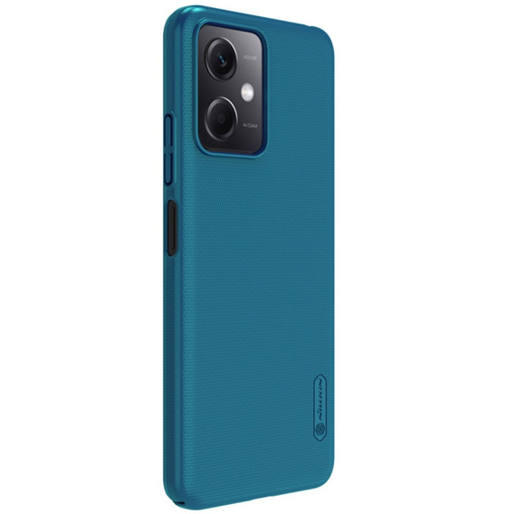 Etui NILLKIN do Xiaomi Redmi Note 12 5G / POCO X5 5G, Obudowa Super Frosted Shield Case, Niebieskie