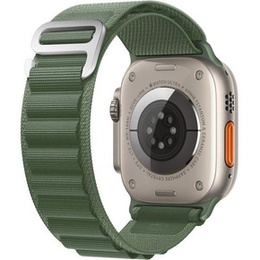 Pasek Nylonowy do Apple Watch 1/2/3/4/5/6/7/8/9/10/11/SE 38/40/41/42mm, Zielony