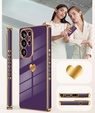 Etui do Samsung Galaxy S25 Ultra, MagSafe Heart, fioletowe