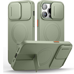 Etui do iPhone 15 Pro, Suritch Shockproof, do MagSafe, zielone