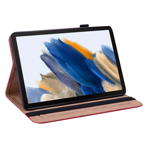 Etui do Samsung Galaxy Tab A9+, Classic, z miejscem na rysik, czerwone