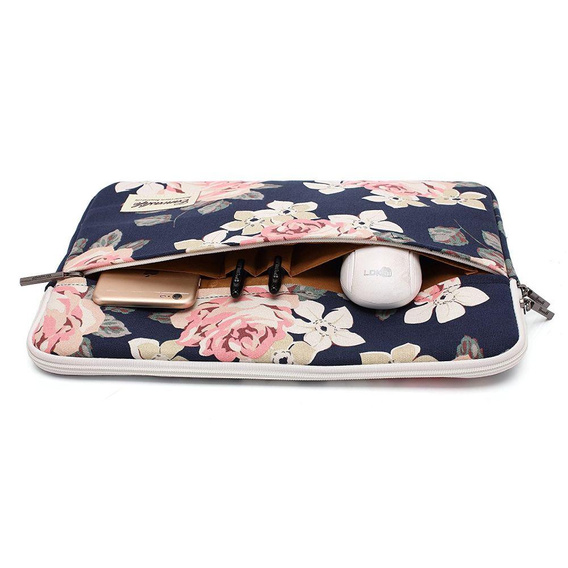 CANVASLIFE Sleeve Etui  Do Laptopa 15-16 Cali - Navy Rose