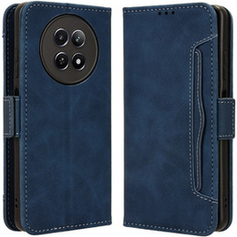 Etui z klapką do Realme 12, Card Slot, granatowe