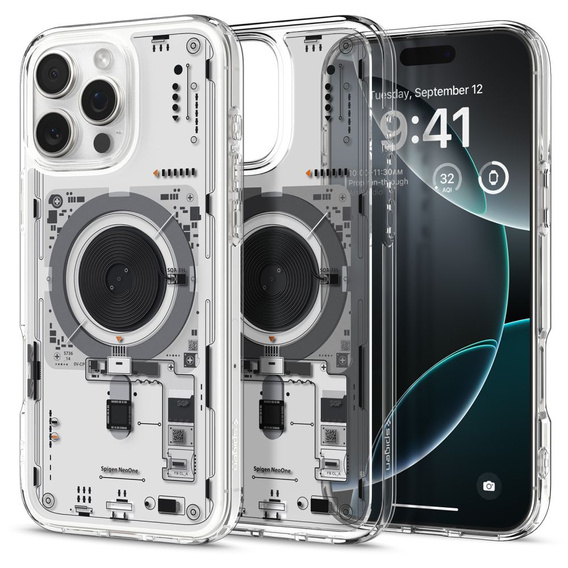 Etui Spigen do iPhone 16 Pro Max, Ultra Hybrid Zero One + Szkło Hartowane 9H
