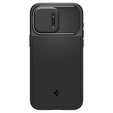 Etui SPIGEN do iPhone 15 Pro Max, Optik Armor MagSafe, Czarne