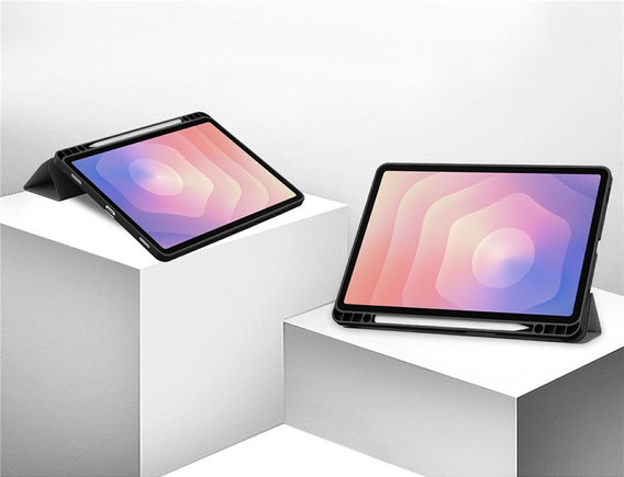 Etui do Samsung Galaxy Tab S11, Smartcase z miejscem na rysik, szare
