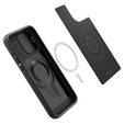 Etui SPIGEN do iPhone 15 Pro Max, Optik Armor MagSafe, Czarne