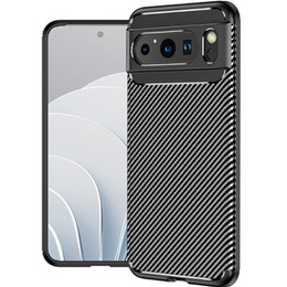 Etui do Google Pixel 8 Pro, Carbon Gel, czarne