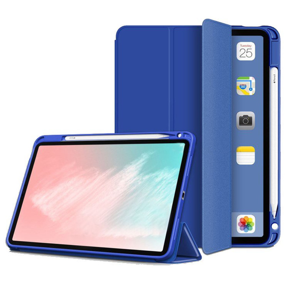 Etui do iPad Air 10.9" 2022/2020 (5/4 gen.), Smartcase z miejscem na rysik, niebieskie