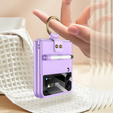 Etui GKK Ring Holder + Pen do Samsung Galaxy Z Flip3 5G, Purple