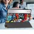 Etui do Lenovo Yoga Tab Plus 12,7", Smartcase, graffiti