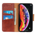 Skórzane Etui Wallet do Samsung Galaxy A50/A50S/A30S, brązowe