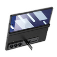 Etui GKK do Samsung Galaxy Z Fold7 5G ze szkłem i podstawką – czarne
