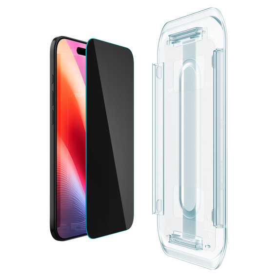 Spigen Glas.TR "EZ FIT" HD Szkło Hartowane prywatyzujące do iPhone Air (2 szt.)
