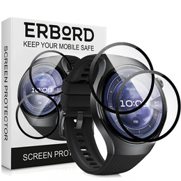 2x Szkło Hybrydowe ERBORD do Huawei Watch 5 46mm