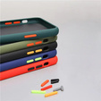 Etui silikonowe do Samsung Galaxy M15 5G, z ochroną aparatu, przezroczyste / zielone