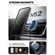 Etui Supcase do iPhone 17 Pro Max, IBLSN Ares Fip Mag Magsafe, Black