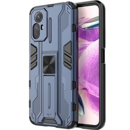 Etui do Xiaomi Redmi Note 12S 4G, Military kickstand, niebieskie