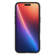 Etui Spigen do iPhone 16 Plus, Thin Fit Mag, szare + Szkło hartowane 9H